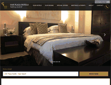 Tablet Screenshot of oakplazahotel.com